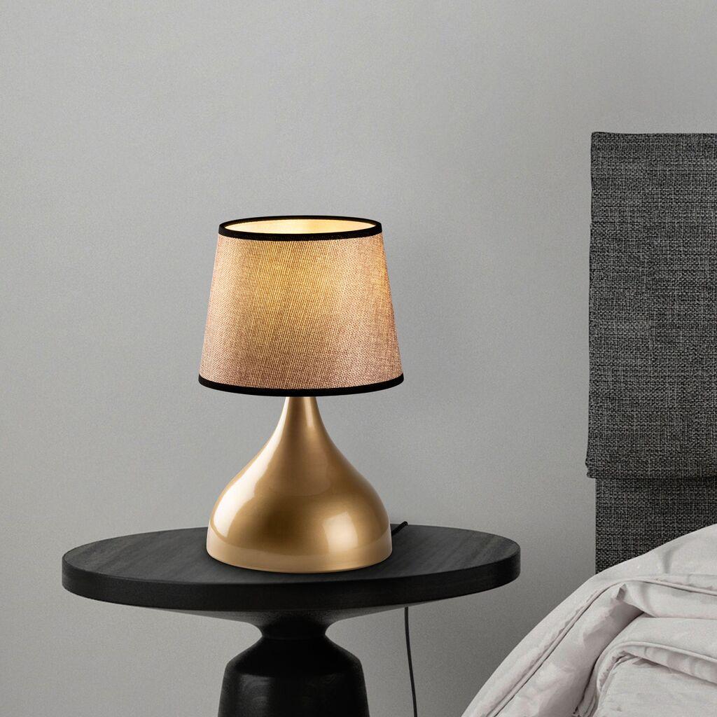 Столна ламба Opviq Gota-15476, златно-беж