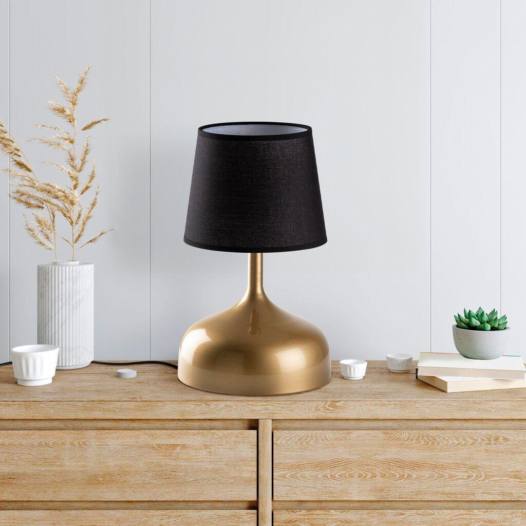 Столна ламба Opviq Bulbous-15454, златно-црна