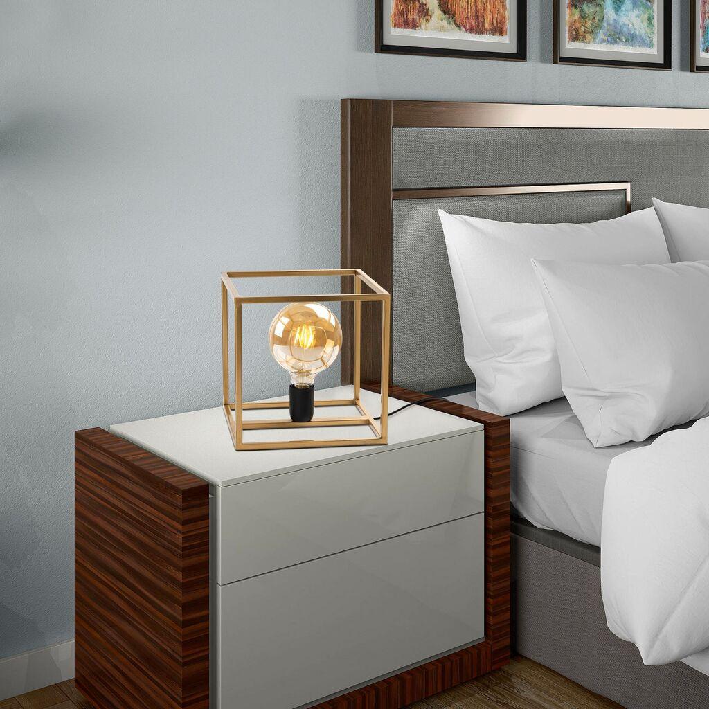 Столна ламба Opviq Kafes-13754, златна боја