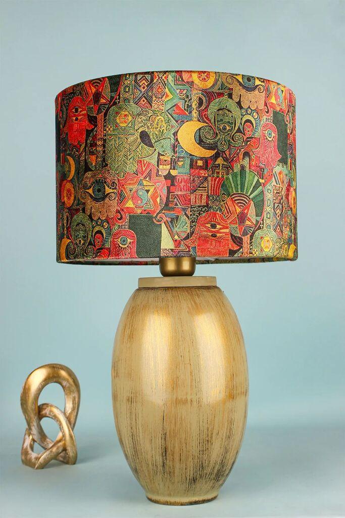 Столна ламба Opviq BK078, шарена