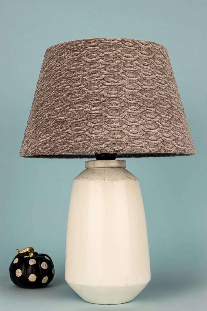 Столна ламба Opviq Milosia, сиво-крем