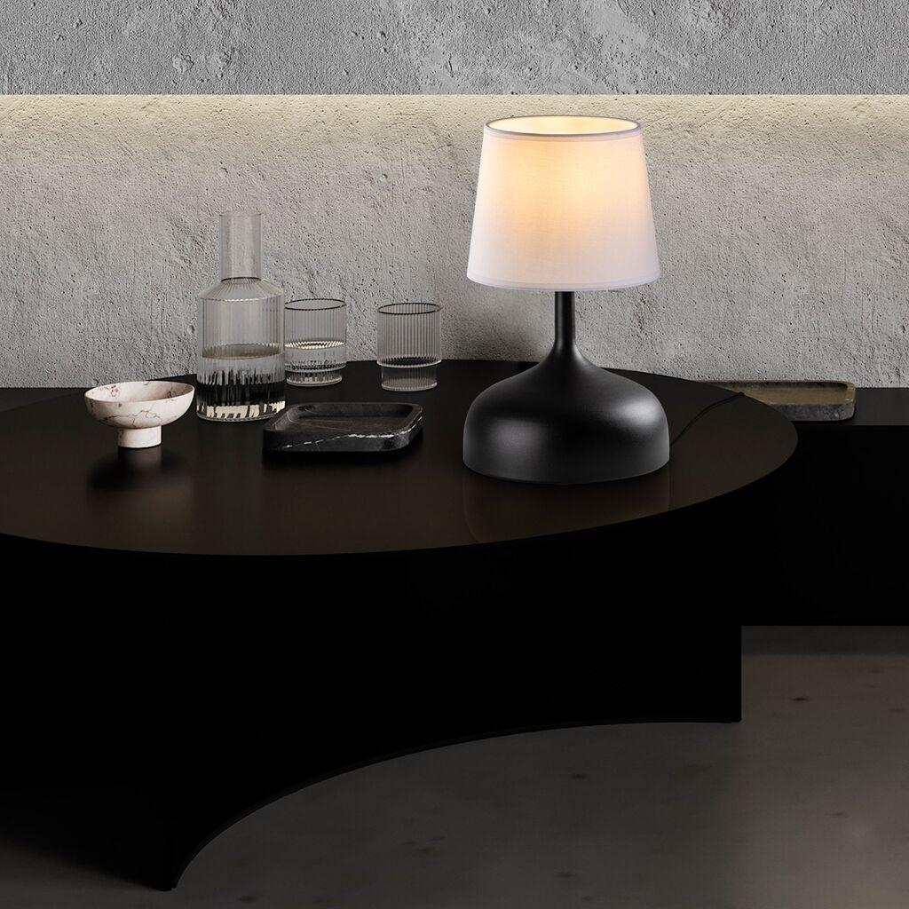 Столна ламба Opviq Bulbous-15453, црно-бела