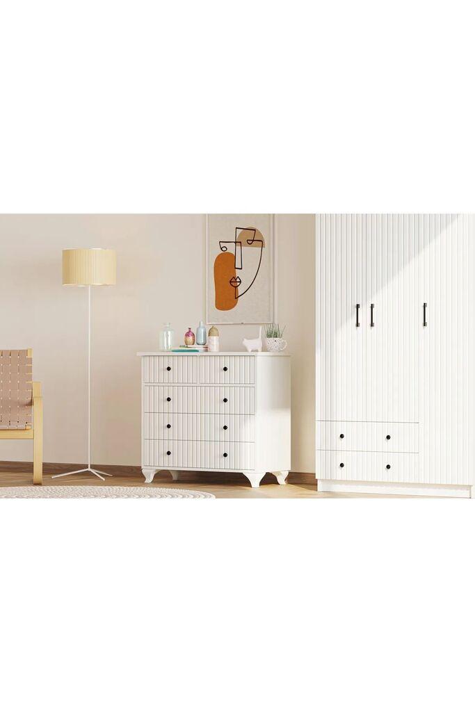 Комода Hanah Home Rb-185-09, 90x86x40 см, бела