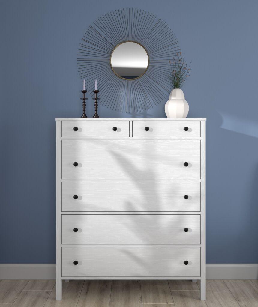 Комода Hanah Home FRN-20024, 108x123x45 см, бела