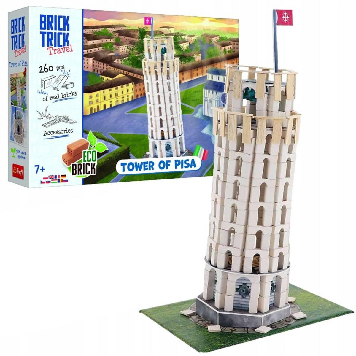 TREFL Brick Trick Travel - Кула Во Пиза
