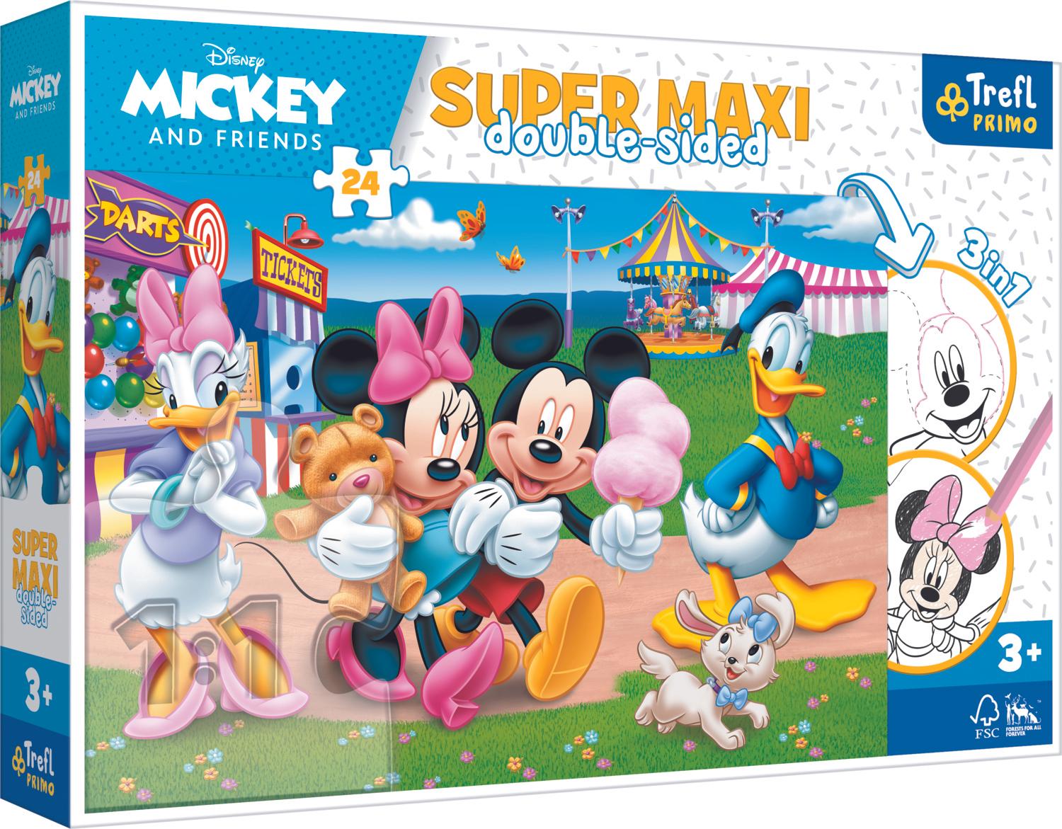 TREFL Сложувалка - "24 Супер Макси“ - Мики На Саемот