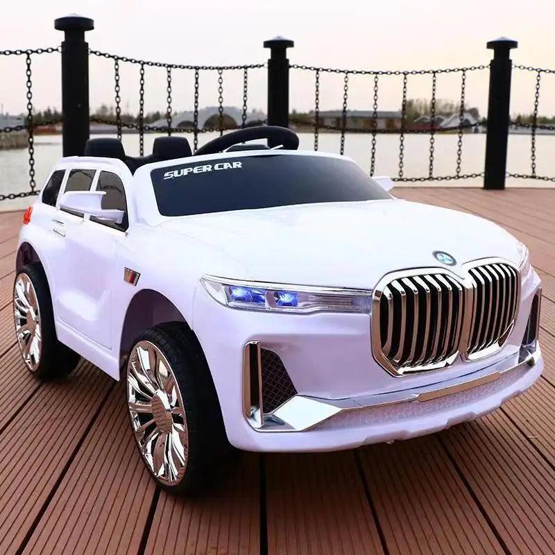 KINDERLINO Детски џип на акумулатор BMW Бел