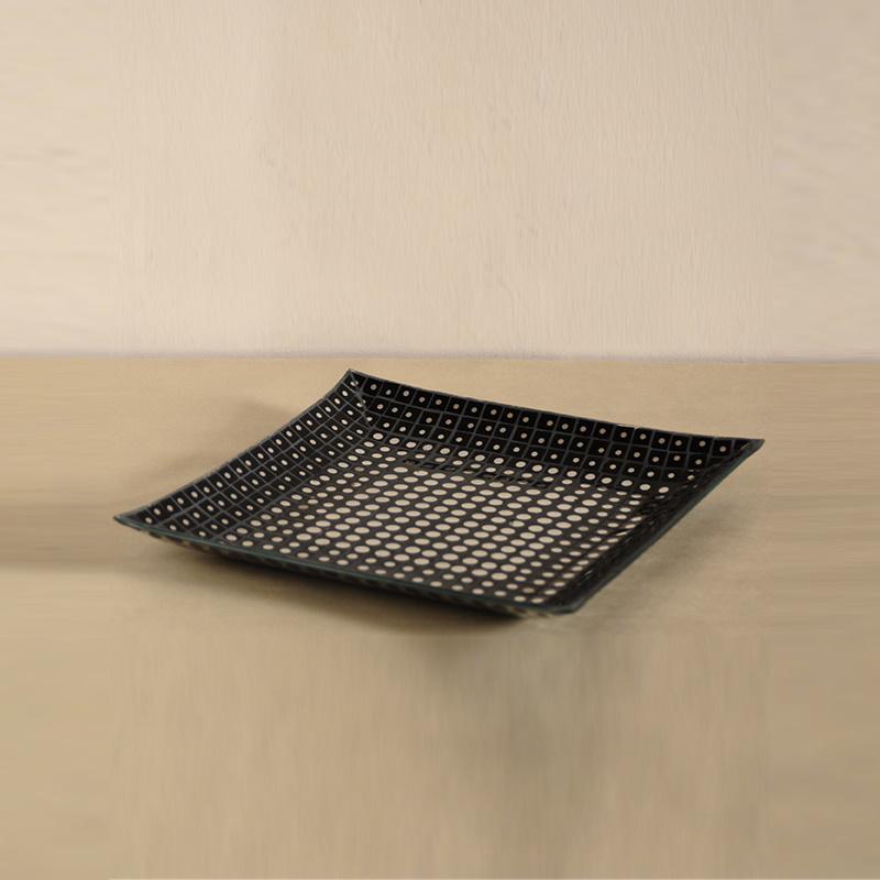 HOME IDEA Стаклена декоративна чинија (30см)