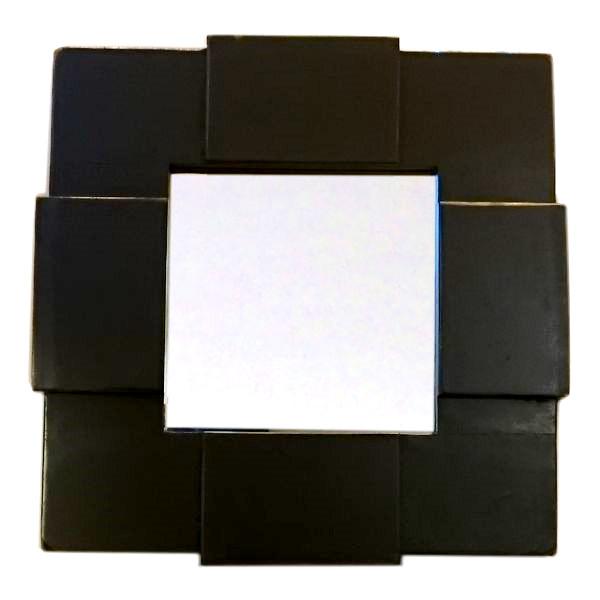 HOME IDEA Dzидно Огледало од Тиково Дрво (58см)