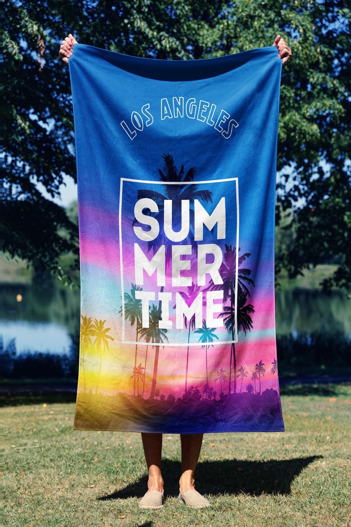 L'essentiel Maison Пешкир за плажа 90x150cm Шарена