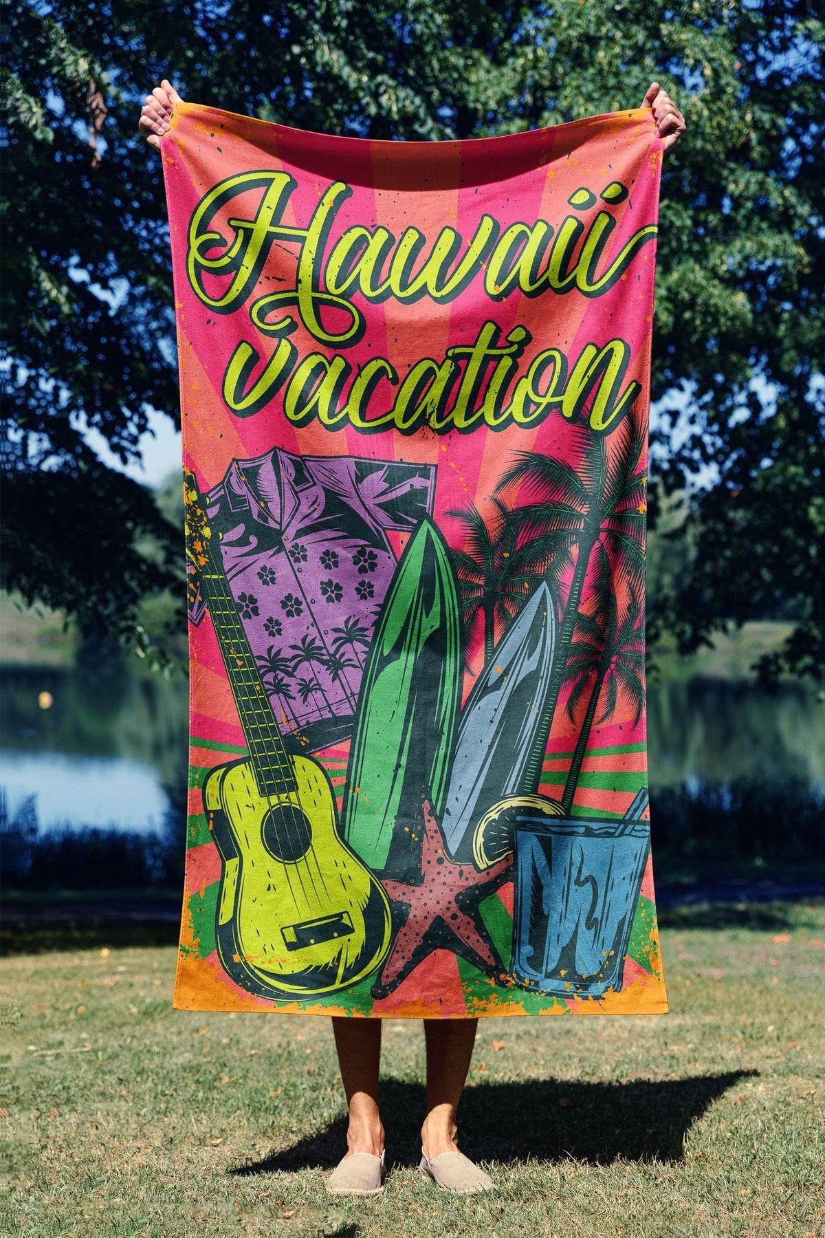 L'essentiel Maison Пешкир за плажа 90x150cm Шарена