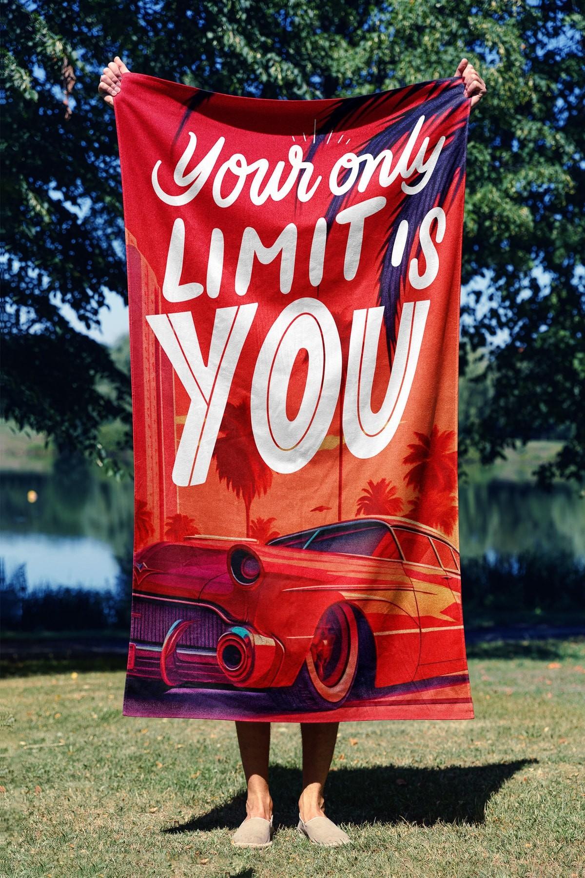 L'essentiel Maison Пешкир за плажа 70x130cm Шарена