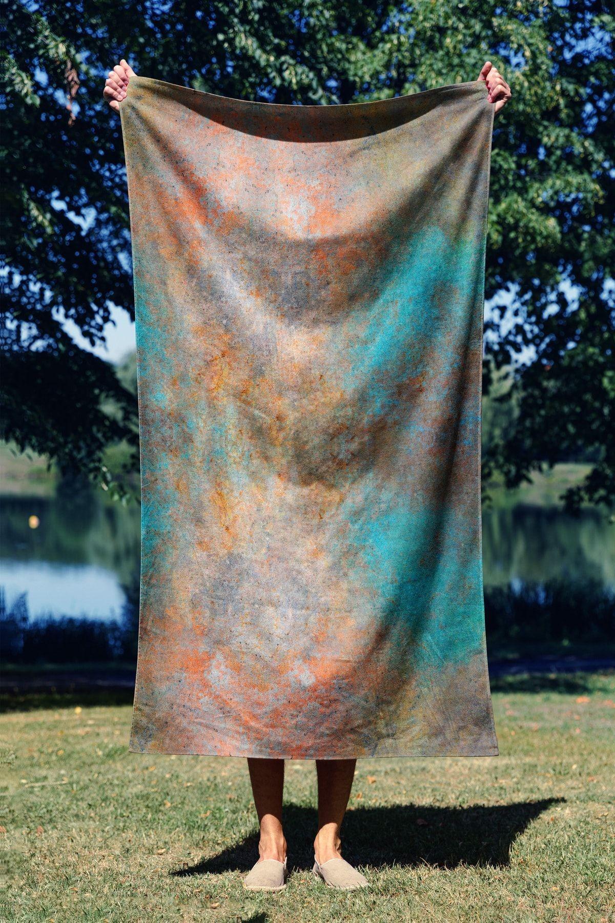 L'essentiel Maison Пешкир за плажа 70x130cm Шарена