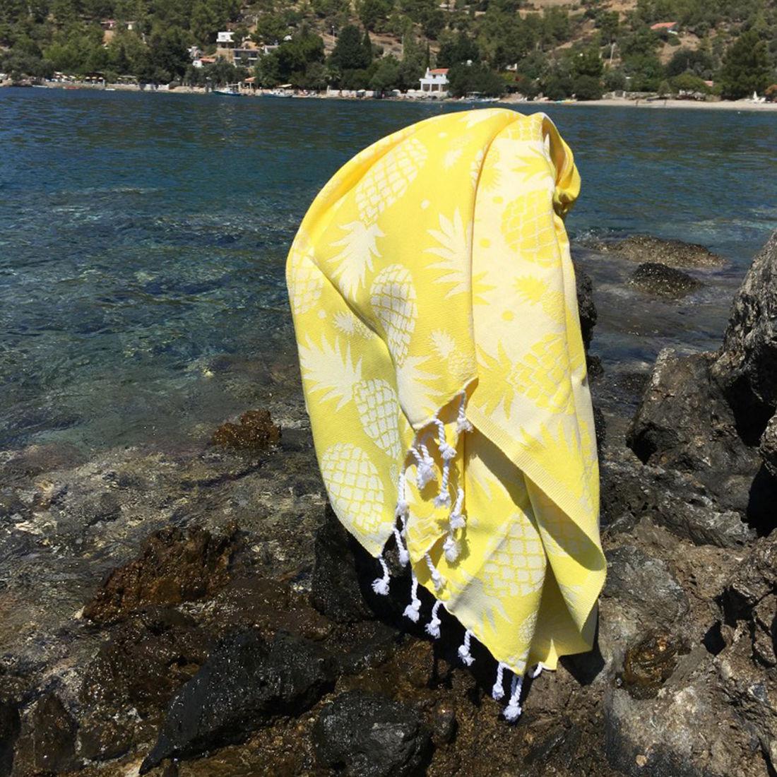 L'essentiel Maison пешкир за плажа 100x180cm Жолта