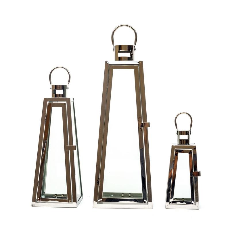 HOME IDEA Метални фенери (сет 3)