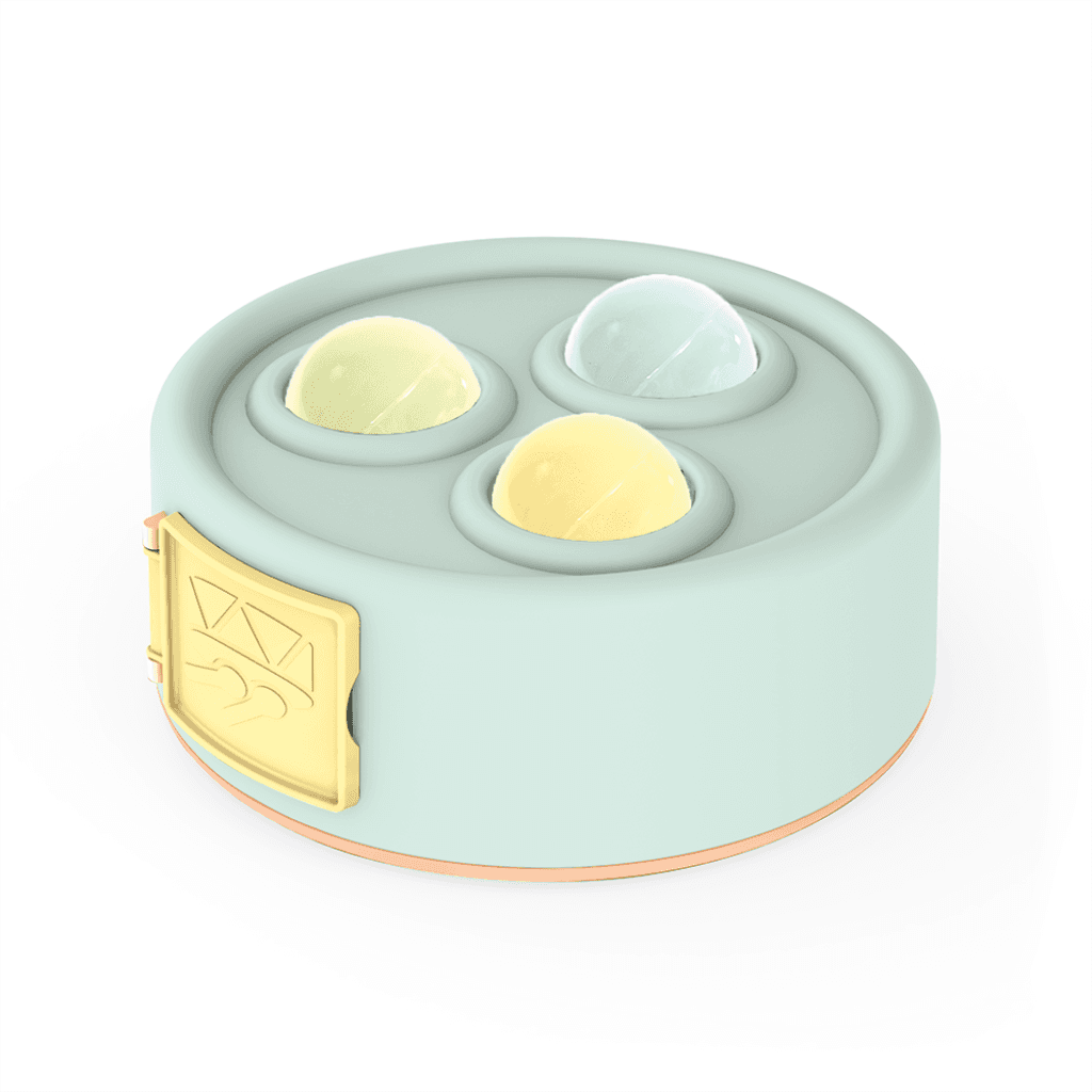 Играчка со пердуви 2 во 1 тапани и топка 5193, мента боја