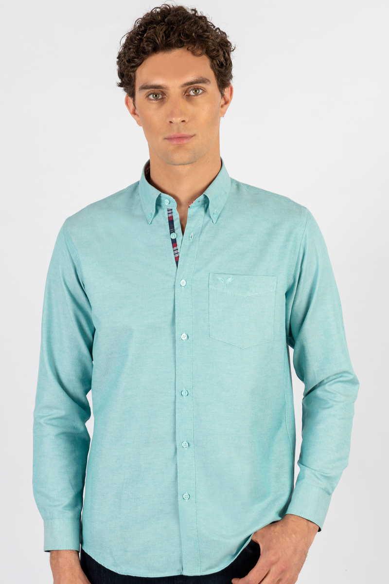 TUDORS Classic Fit - Comfort Fit Shirt тиркизна