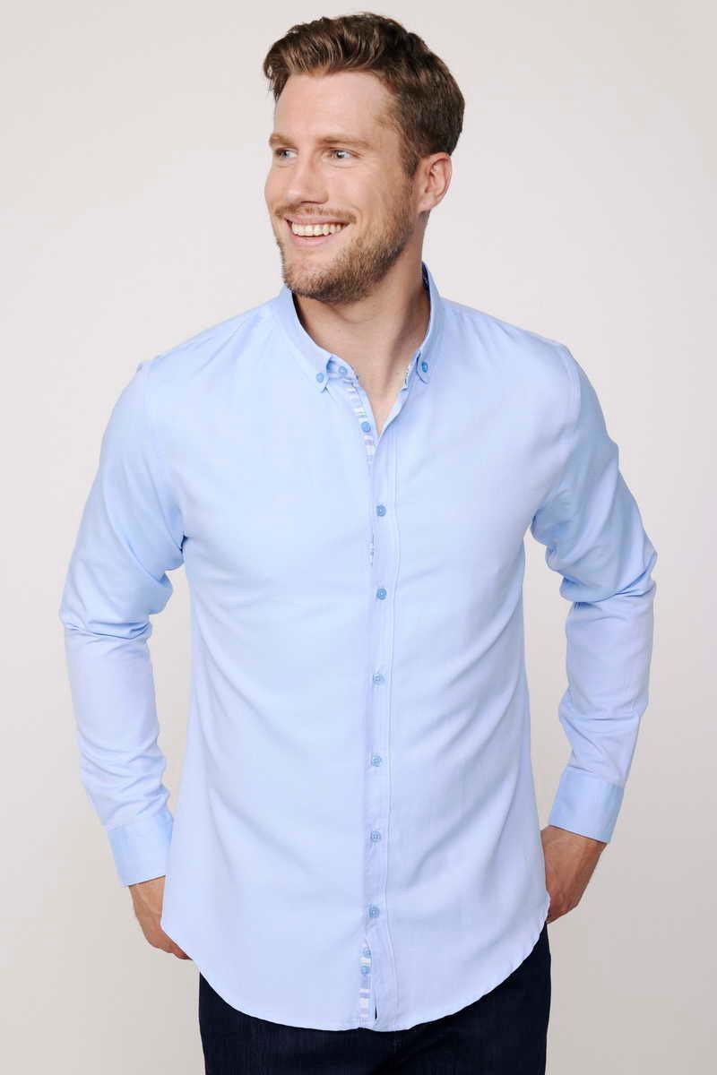 TUDORS Слим фит кошула сина