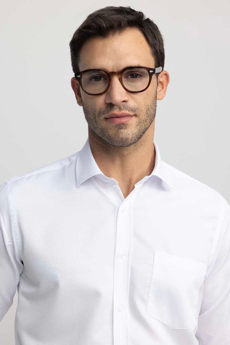 TUDORS Classic Fit - Comfort Fit кошула Бела