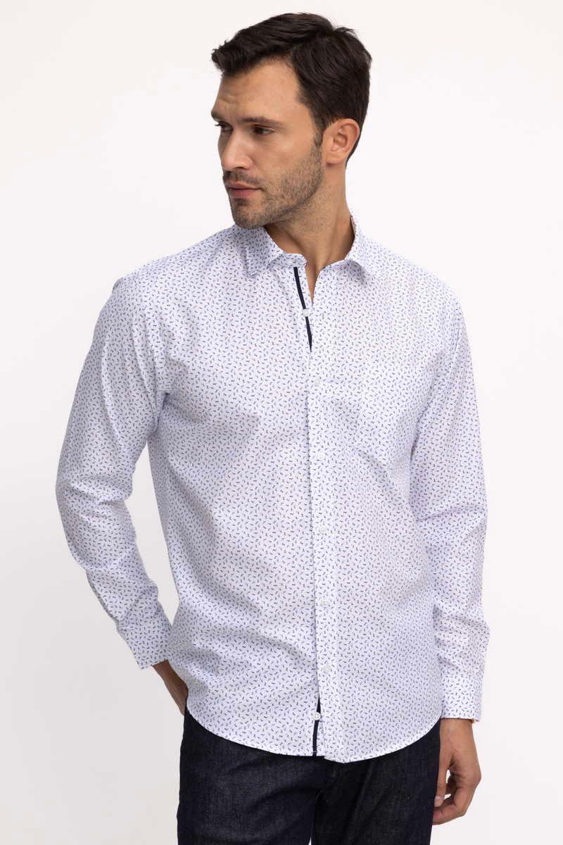 TUDORS Classic Fit - Comfort Fit кошула Бела