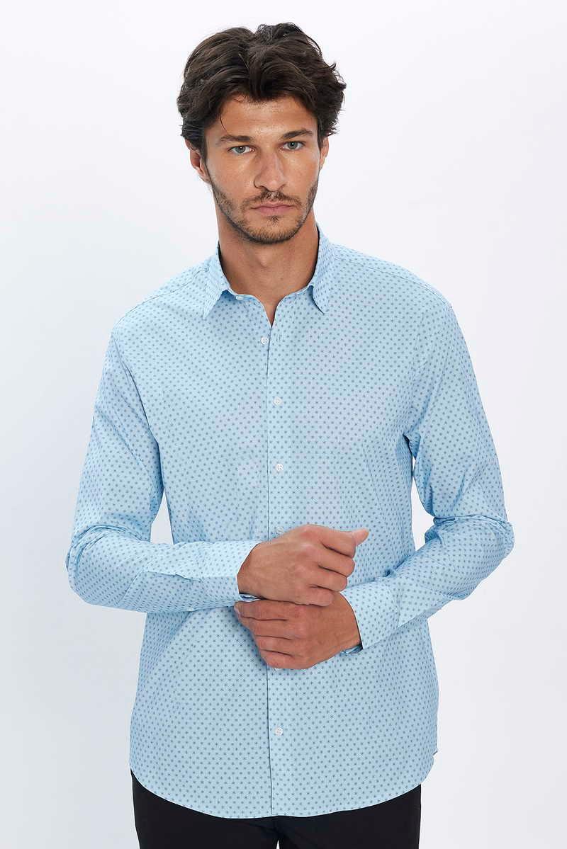 TUDORS Classic Fit - Comfort Fit Shirt тиркизна