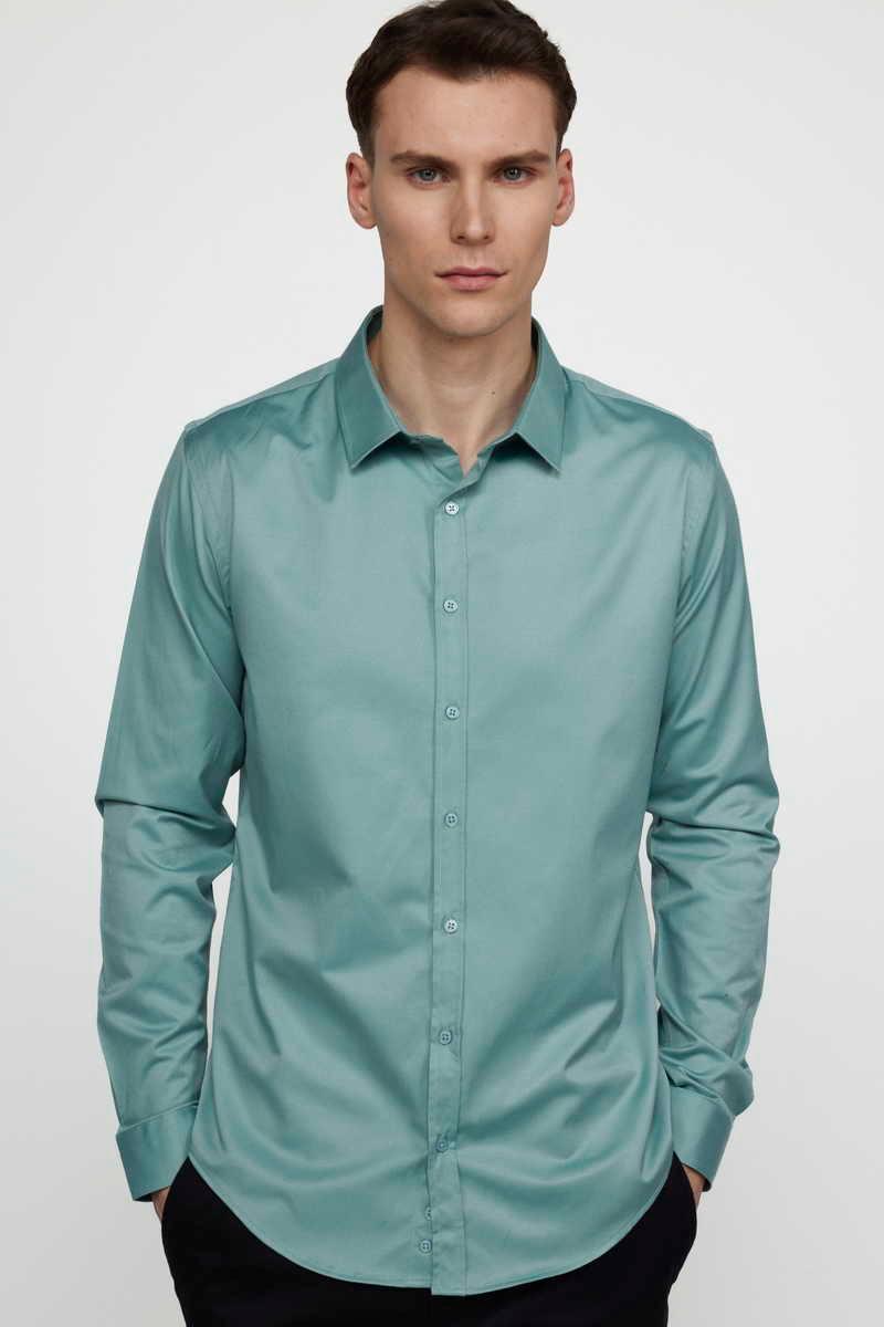 Зелена кошула TUDORS Slim Fit