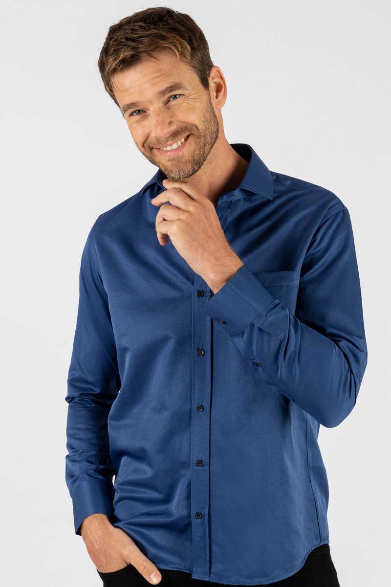 TUDORS Classic Fit - Comfort Fit Shirt Indigo