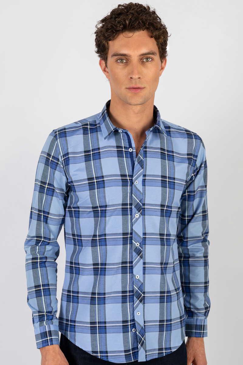 ТУДОРС Слим фит кошула