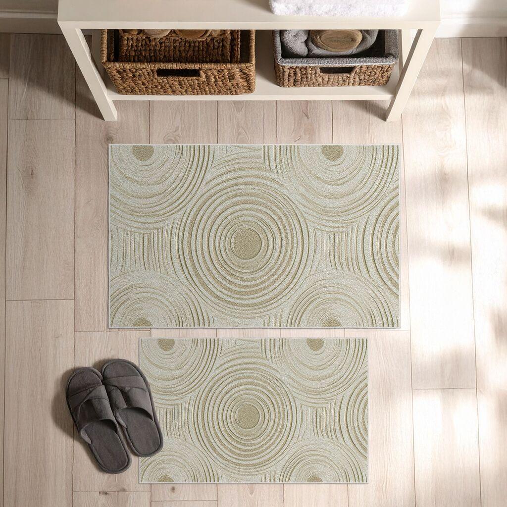 L'essentiel Maison Комплет патосници за бања Asr42, 2 дела, беж