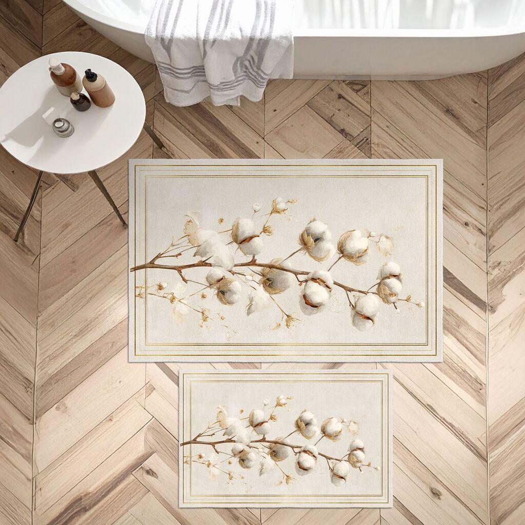 L'essentiel Maison Комплет патосници за бања Asr02, 2 дела, беж