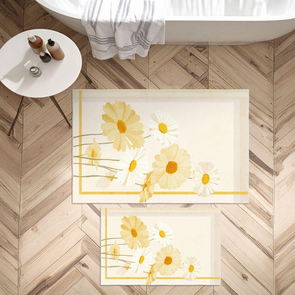 L'essentiel Maison Комплет патосници за бања Asr04, 2 дела, беж