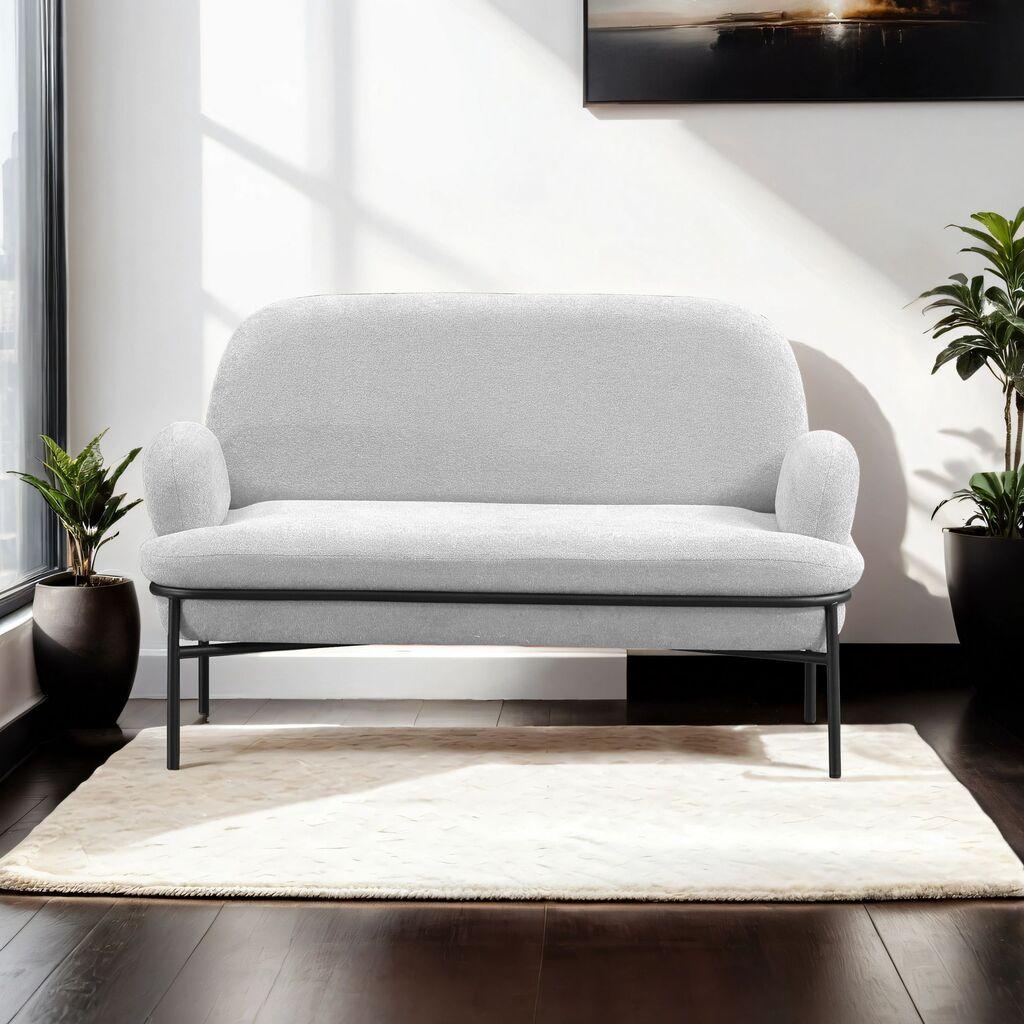 Atelier del Sofa Двосед Aster, 140 x 80 x 53 см, Антрацит
