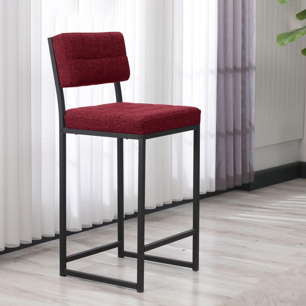 Барска столица Hanah Home Ретро, ​​Антрацит