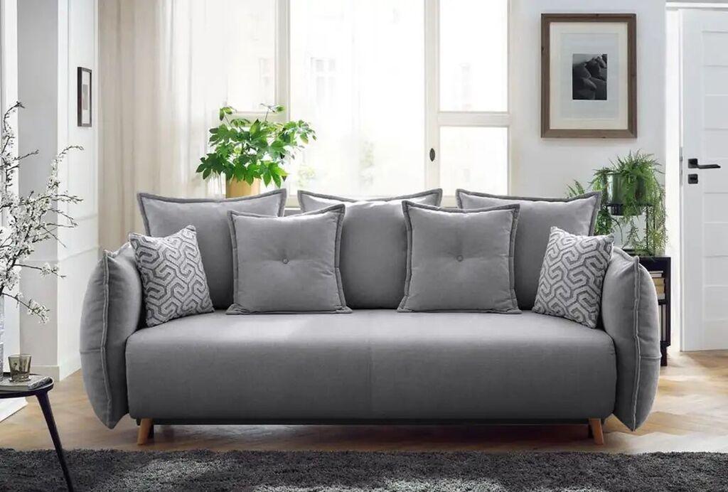 Atelier del Sofa Расклоплива софа Puffy, 235 x 95 x 98 см, Антрацит
