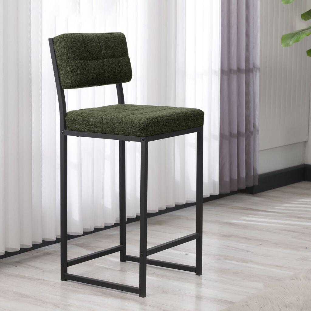 Барска столица Hanah Home Ретро, ​​Антрацит