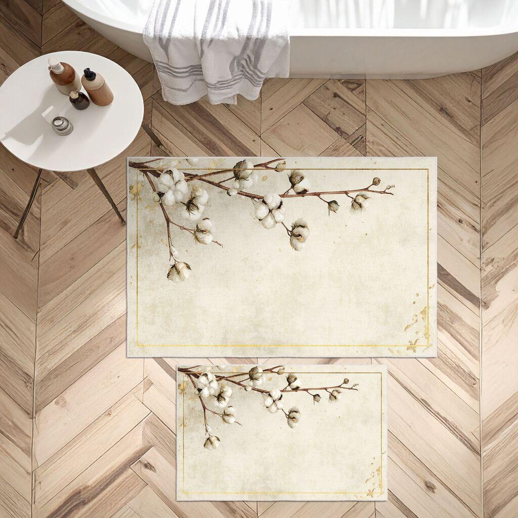 L'essentiel Maison Комплет патосници за бања Asr01, 2 дела, беж