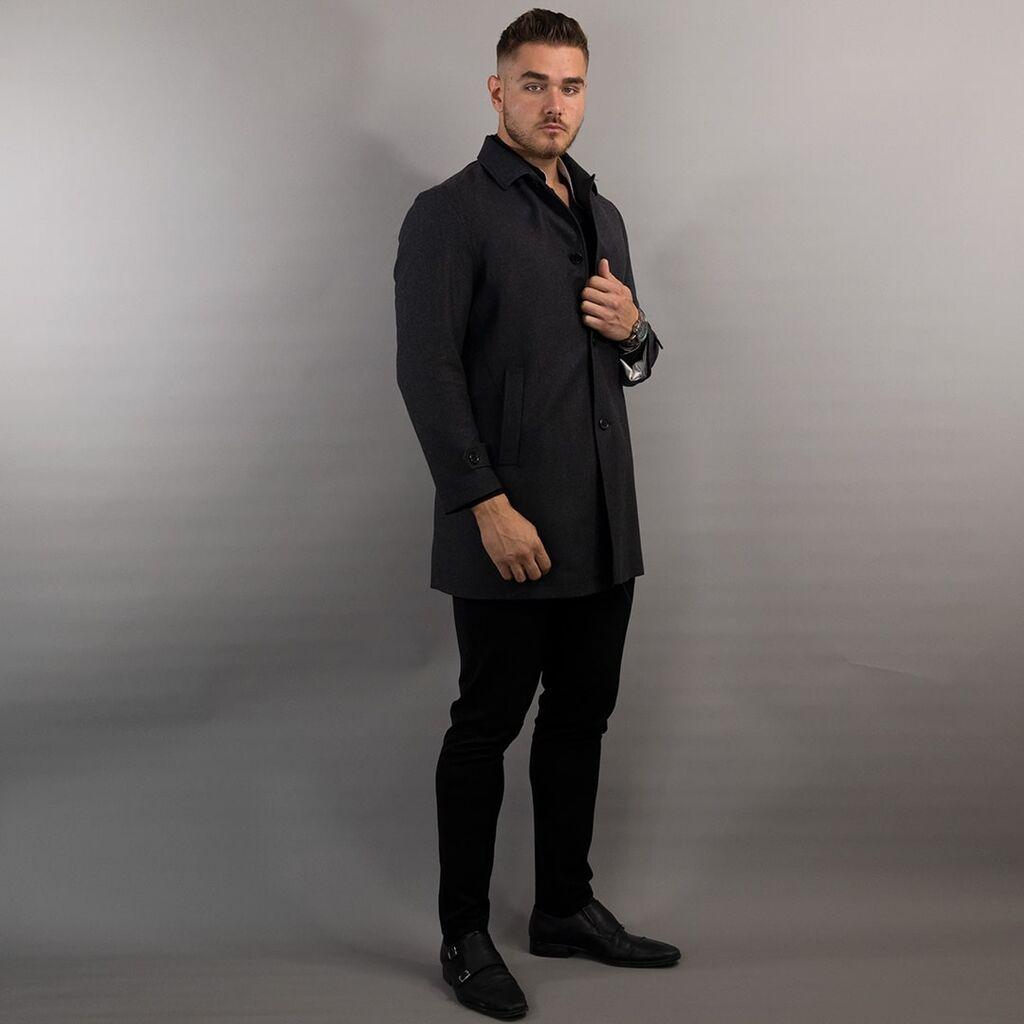 ASTIBO Машки капут ПРИНС/24, сив