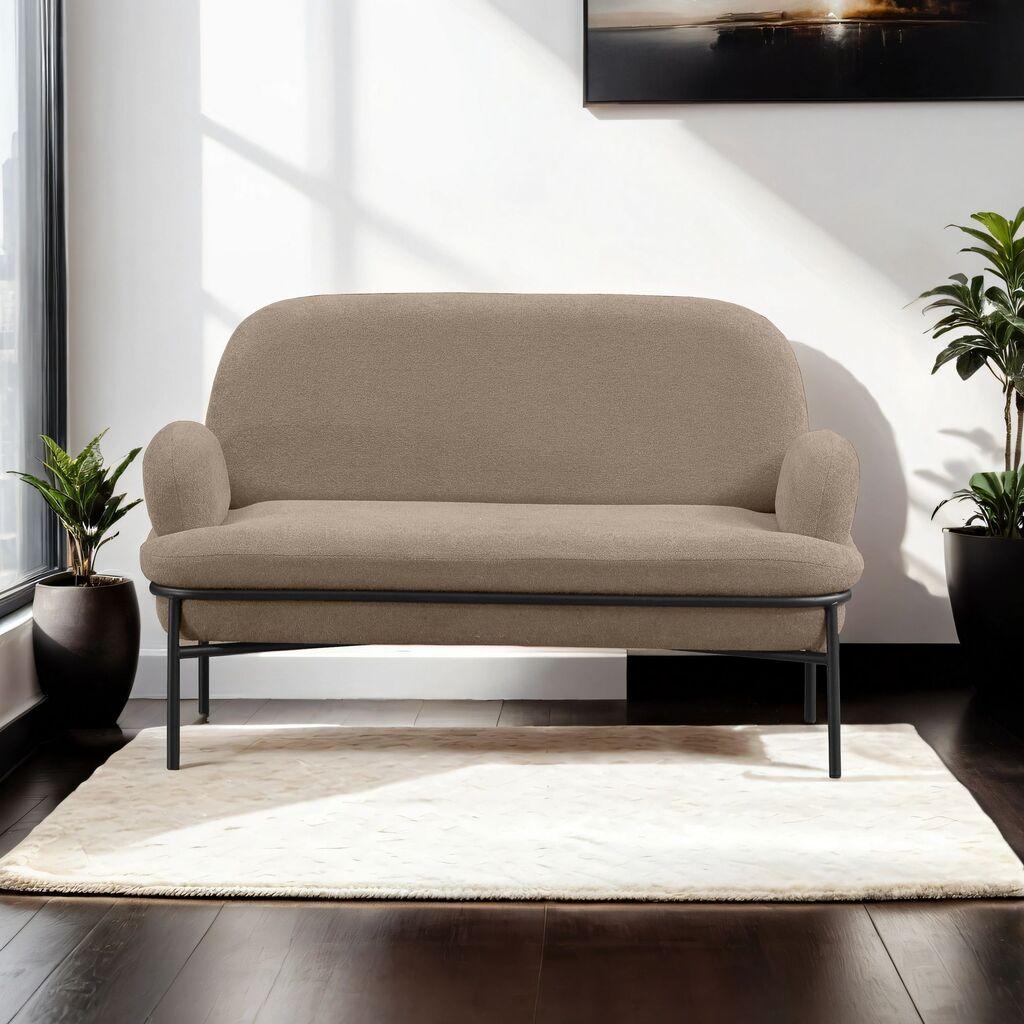 Atelier del Sofa Двосед Aster, 140 x 80 x 53 см, Антрацит