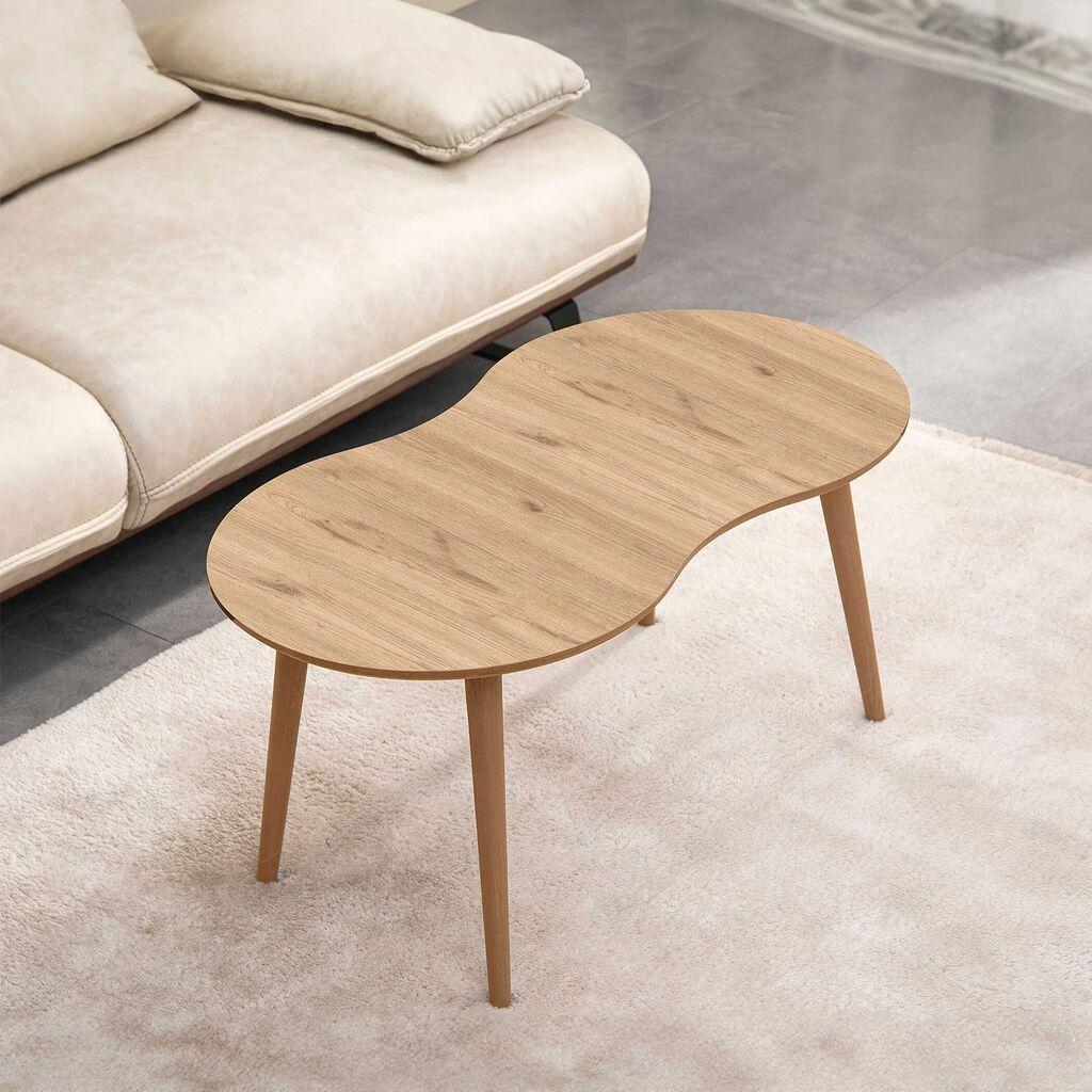 Маса Hanah Home Club Moon, кремаста