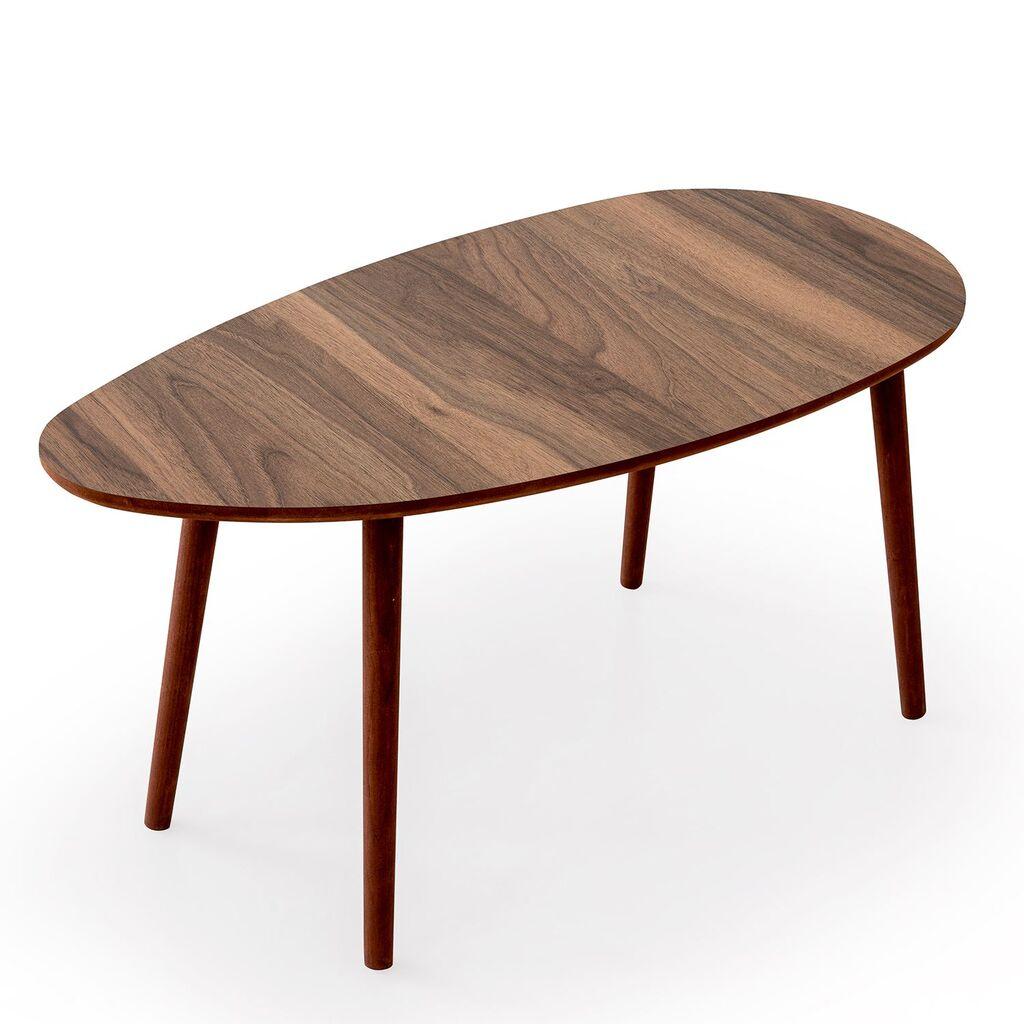 Hanah Home Klub маса Нора, Браун