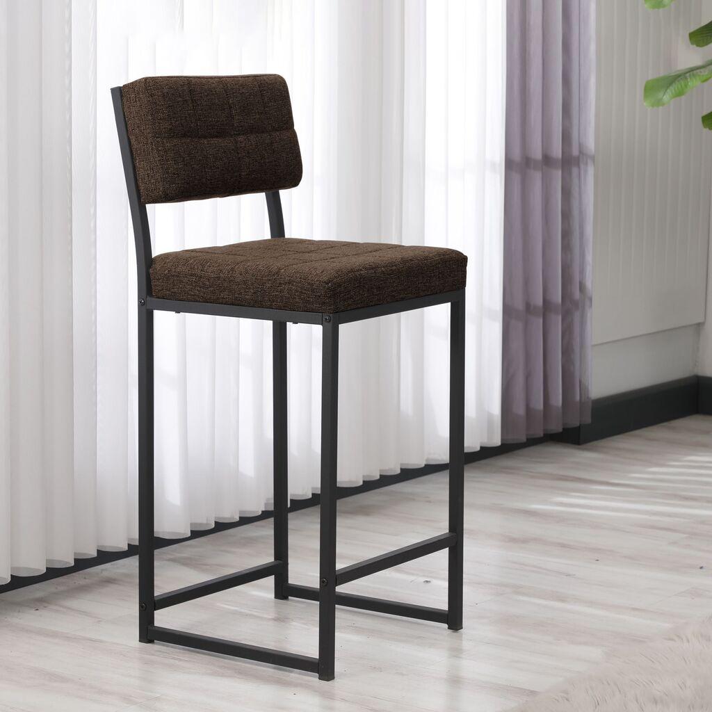 Барска столица Hanah Home Ретро, ​​Антрацит
