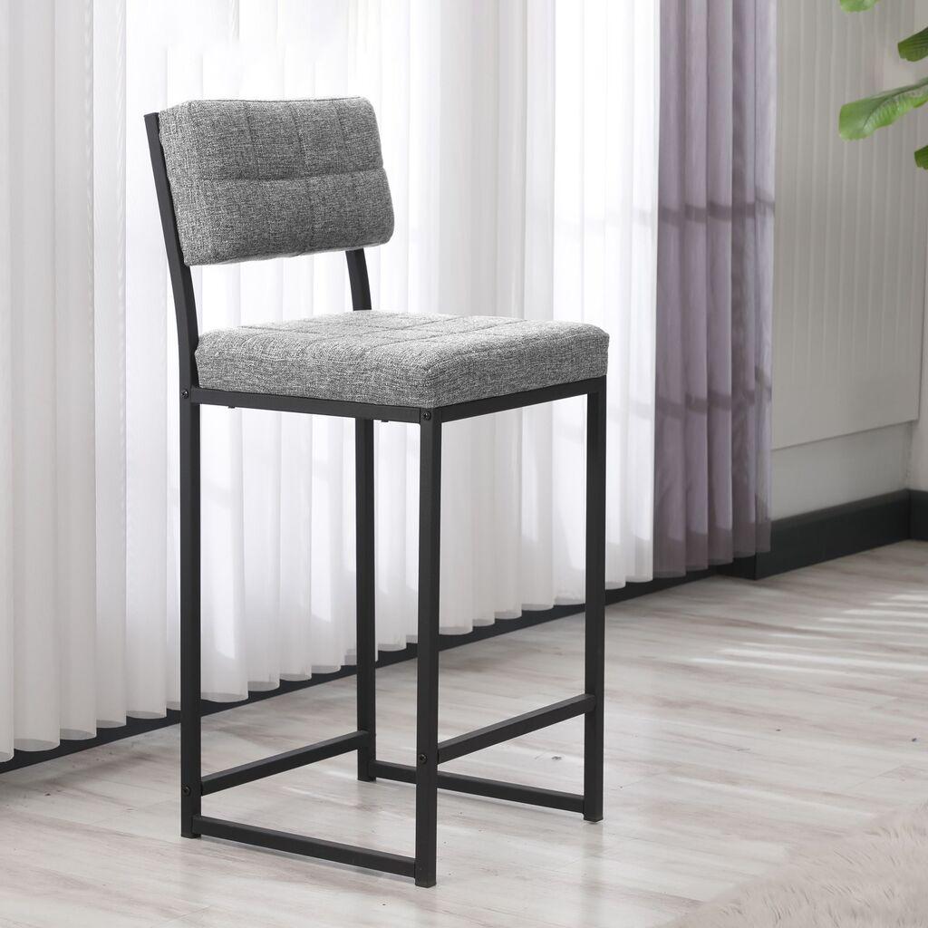 Барска столица Hanah Home Ретро, ​​Антрацит