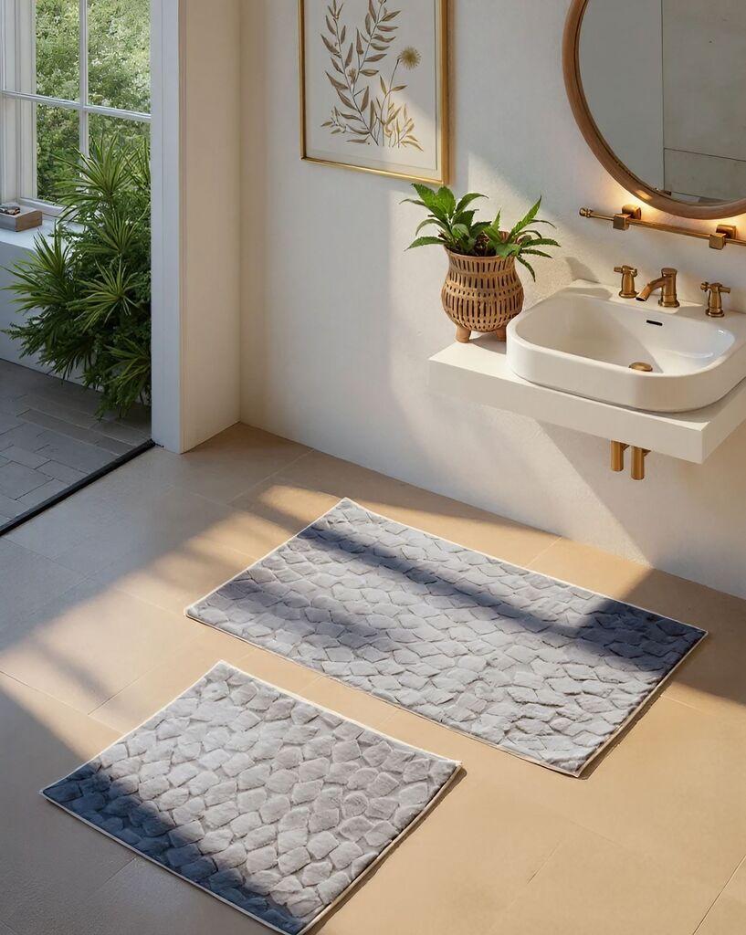 L'essentiel Maison Сет душеци за бања Rabbit, 2 дела, антрацит