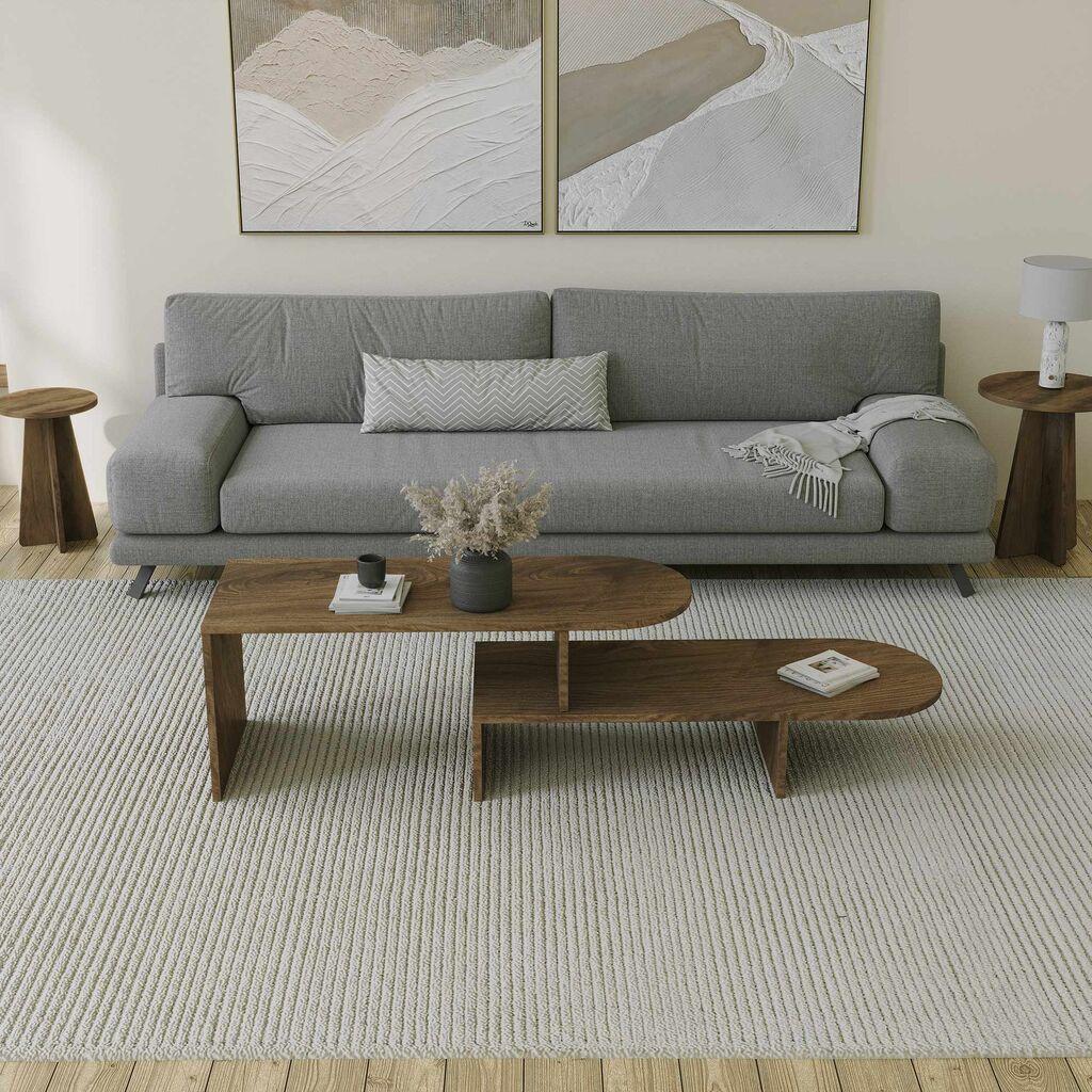 Сложувалка 2 во 1 за маса Hanah Home Club, кафеава