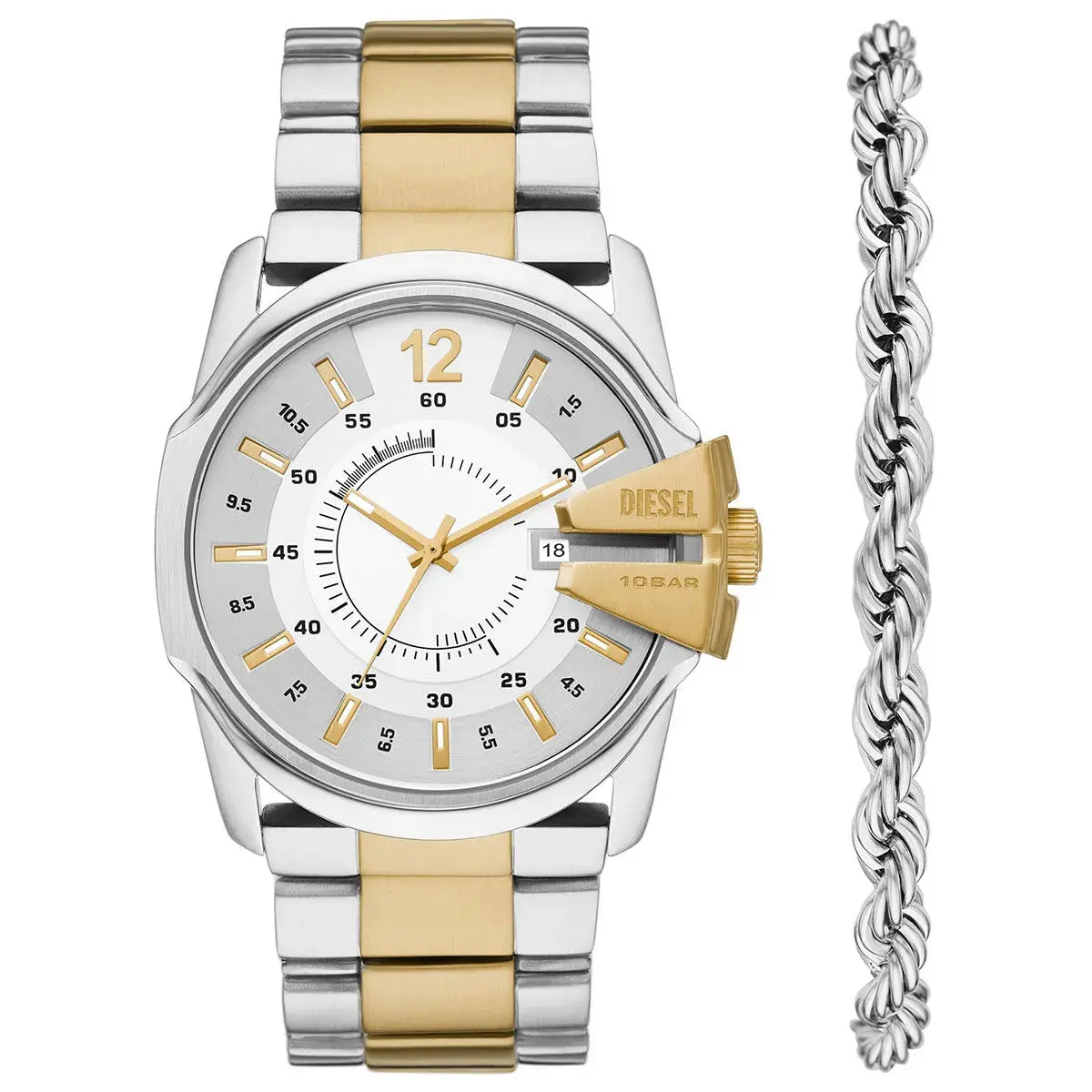 Diesel Сет Машки часовник со алка DZ2182SET