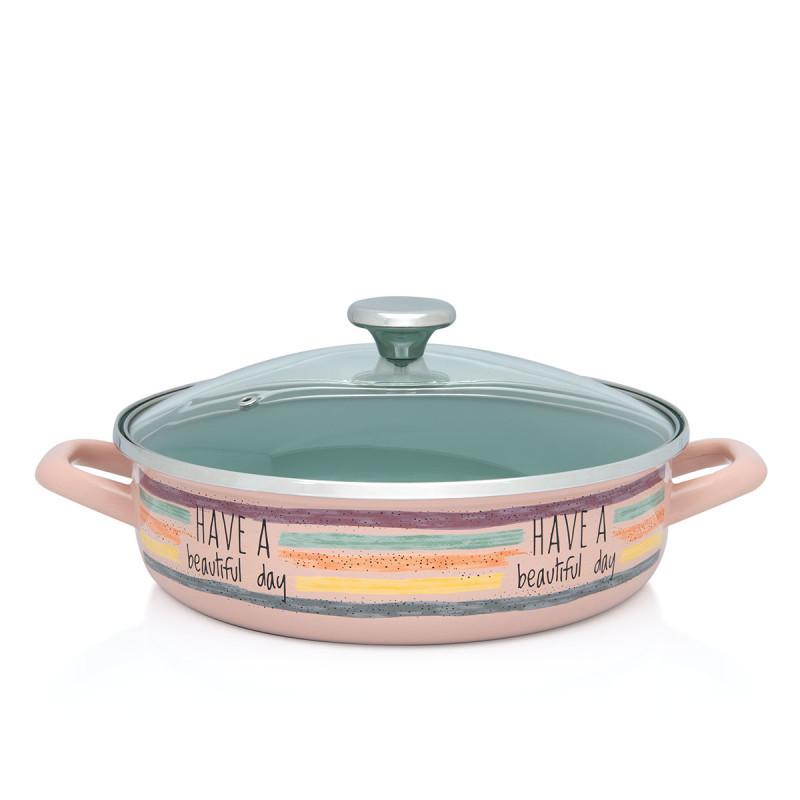 METALAC Емајлирана тава со рачки 26цм 4л ХБД