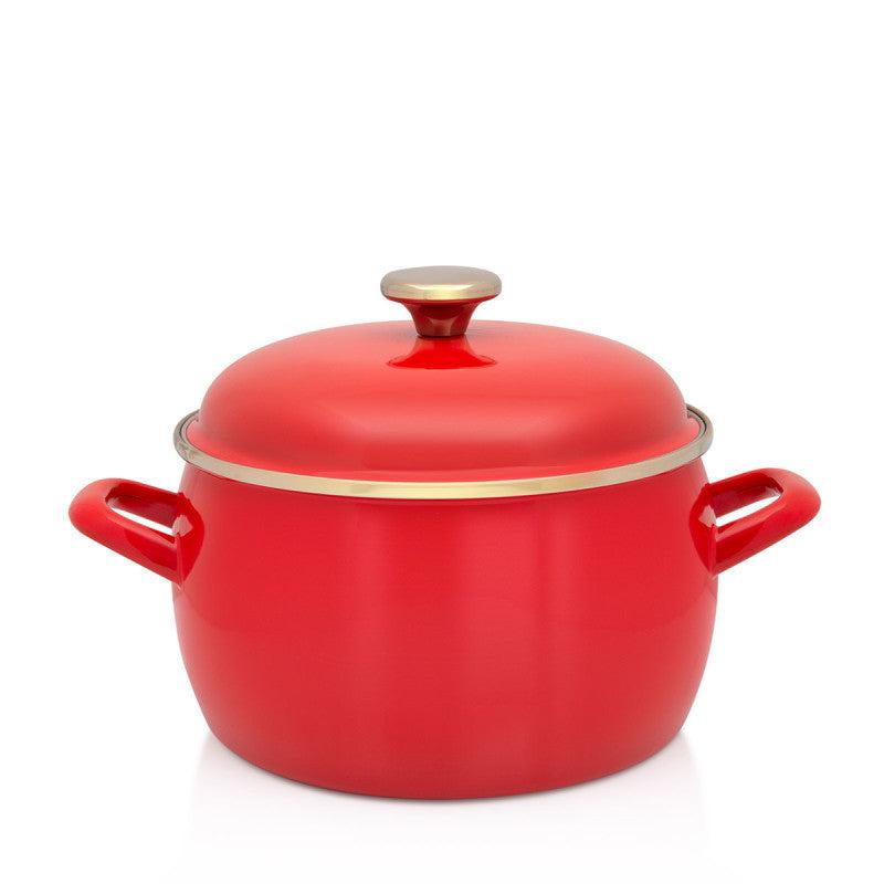 Metalac Тенџере со капак Црвен Принц 24цм/7,5л