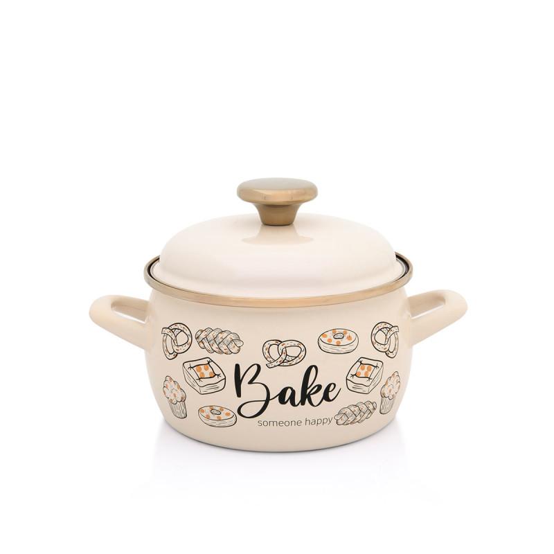 Metalac Тенџере со капак Bake someone happy 16цм/2,2л