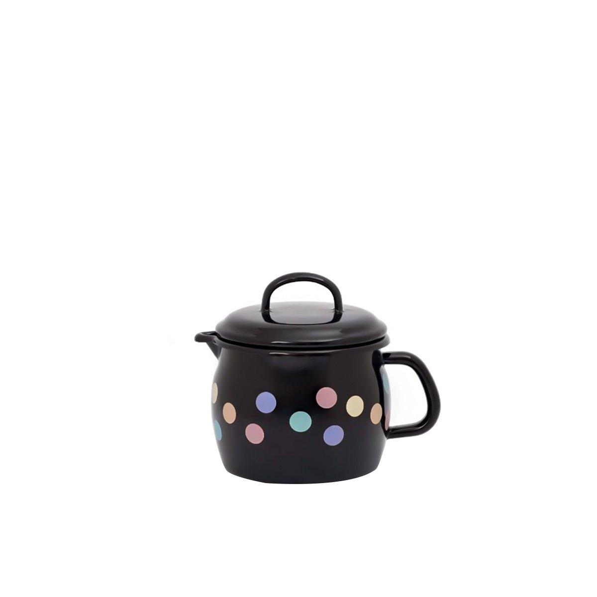 Metalac Емајлиран сад со поклопец 12цм