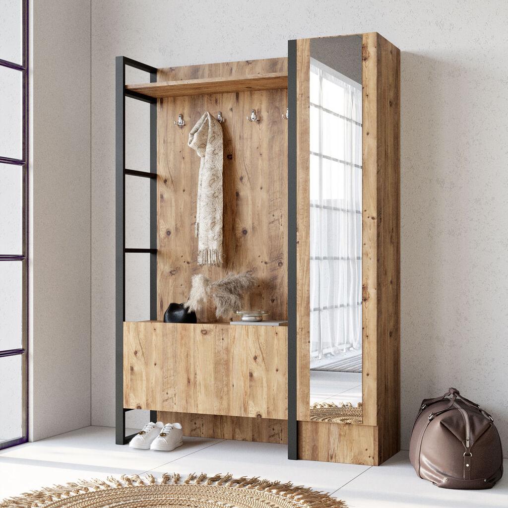 Полица за чевли Hanah Home ML15 A, кафеава